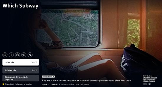 Prime Video-Which Subway (Sans Métro Fixe)